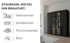 Stauraum, wo du ihn brauchst