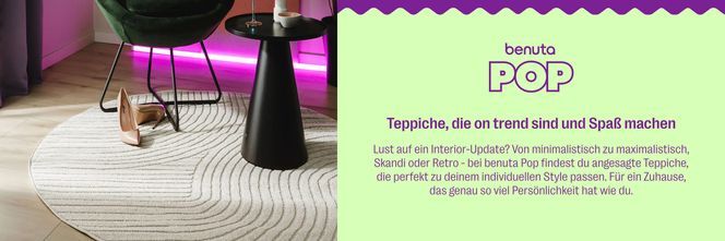 Mars Teppich von Benuta – Modernes Design für drinnen und draußen