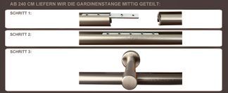 Verbindung der Gardinenstangen ab Длина 240 cm