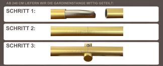 Verbindung der Gardinenstangen ab Длина 240 cm