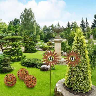Gartenstecker in Rostoptik – Natürliche Eleganz für Ihren Außenbereich