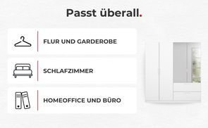 Ein Schrank, viele Einsatzmöglichkeiten