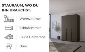 Stauraum, wo du ihn brauchst
