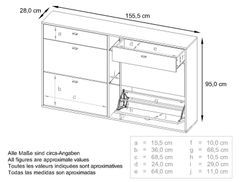 Maßangaben Schuhschrank Today
