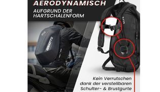 Rucksack für Motorradfahrer