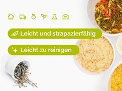 Leicht zu reinigen, leicht und strapazierfähig