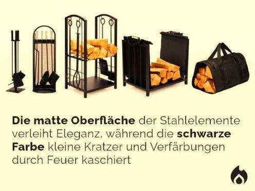 Kaminzubehör 5 in 1 oder 2 in 1; 4 oder 5tlg. oder als Einzeltasche