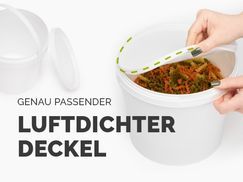 Genau passender luftdichter Deckel