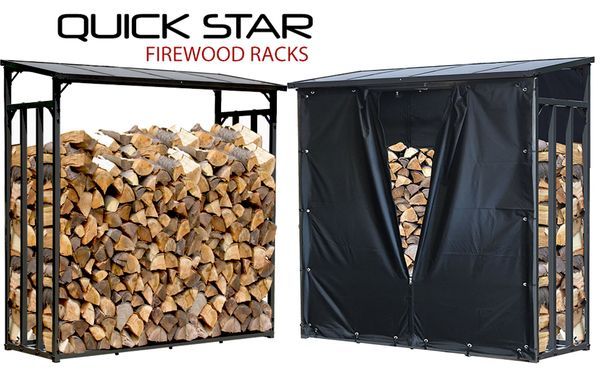 Die QUICK STAR Kaminholzregale
