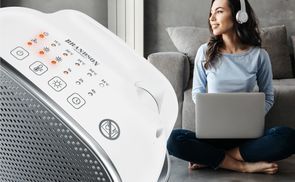 Zwei Leistungsstufen & Timer