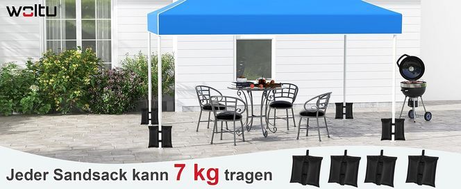 Sind Sie besorgt, dass Ihr Zelt oder Pavillon plötzlich umkippt?