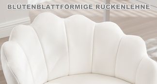 Blütenblatt Form Rückenlehne/Bequemes Sitzerlebnis