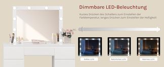 Dimmbarer LED Spiegel