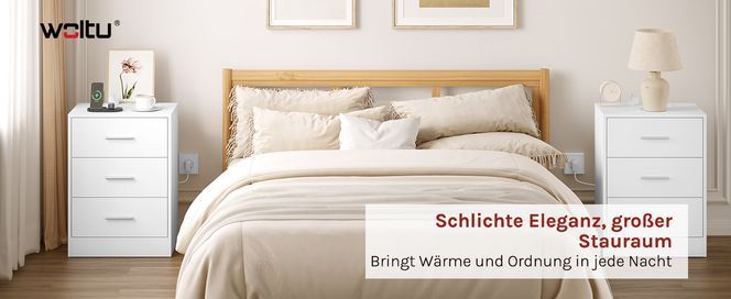 Schlichte Eleganz, großer Stauraum