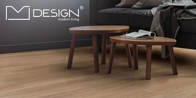 Deluxe PVC Bodenbelag, Click Vinyl Dielen, Vinylboden, 122 cm x 18 cm x 4,2 mm, Dicke 4,2 mm, 1,54m²
