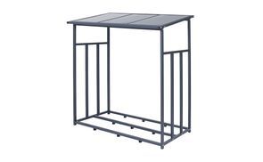 Brennholzregal 145 cm hoch mit viel Stauraum