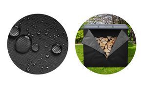 Abdeckplane für Kaminholzregal wasserabweisend