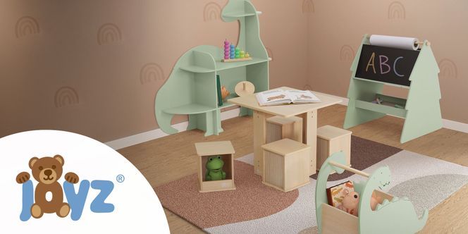 Kinderregal Dinosaurier Design von Joyz