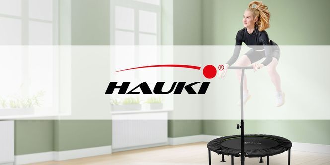 Fitness Trampolin Indoor Grün Ø102 cm von Hauki 