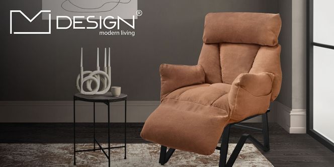 Relaxsessel mit Armlehnen Braun von ML Design