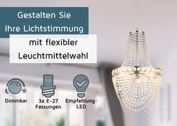 Flexible Leuchtmittelwahl für individuelle Lichtstimmungen