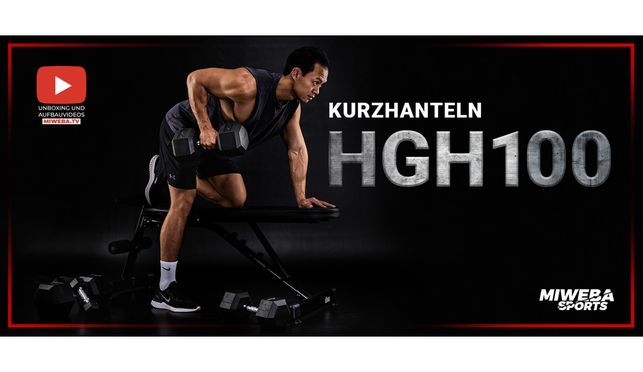 Miweba Sports Hexagon Kurzhanteln HGH100