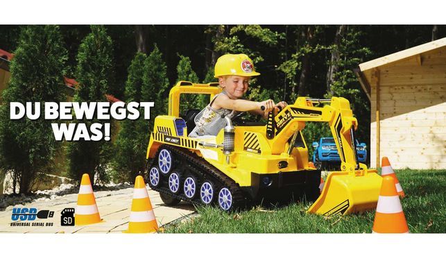 Kinder Elektrobagger D2811