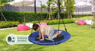 Der ideale Nestschaukel für Garten und Terrasse!