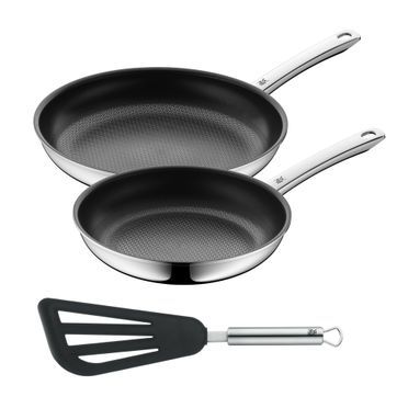 Profi Resist Bratpfannen 24 & 28 cm und 1x Profi Plus Pfannenwender 32 cm