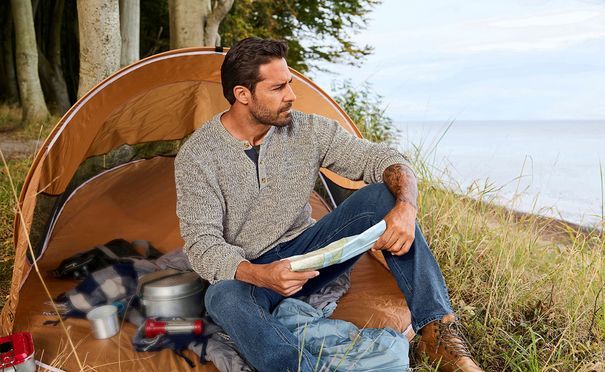 Pullover von Jan Vanderstorm – maskulin, bequem und ideal für große Größen