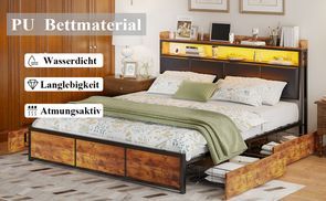 Hochwertiges, atmungsaktives PU Bett