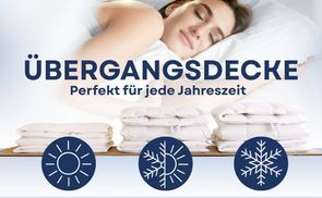 Für erholsamen Schlaf das ganze Jahr