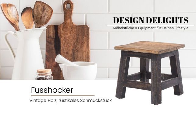 Holzhocker 