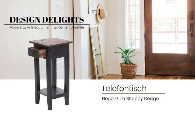 Telefontisch „Drawer 65“ Beistelltisch