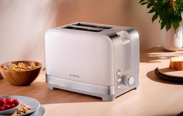 Edelstahl Toaster TA 28 im Retro Look
