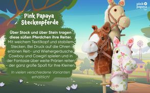 Pink Papaya Steckenpferde