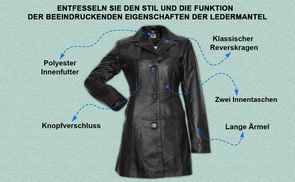 Funktion der Ledermantel beeindruckende Eigenschaften