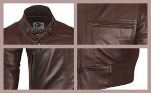 Lederjacke mit vielen Funktionen für Herren