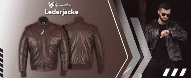 Lederjacke aus Lamm Nappa Leder für Herren