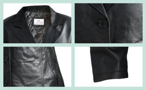 Mantel aus Lammnappa Leder Für Damen