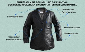 Funktion der Ledermantel beeindruckende Eigenschaften