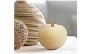 Holz Deko Apfel