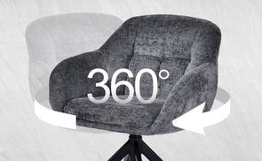 360° drehbar für mehr Komfort
