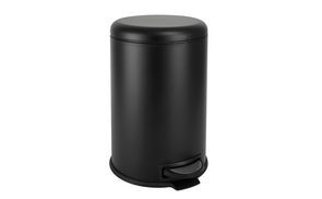 SVITA T20 Mülleimer 20 Liter mit Tretpedal Schwarz