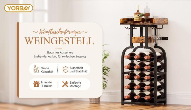 Weinregal Vintage Design