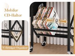 Optimierte Schallplatten Lagerung