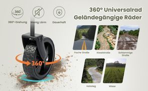 360° Universalrad Geländegängige Räder