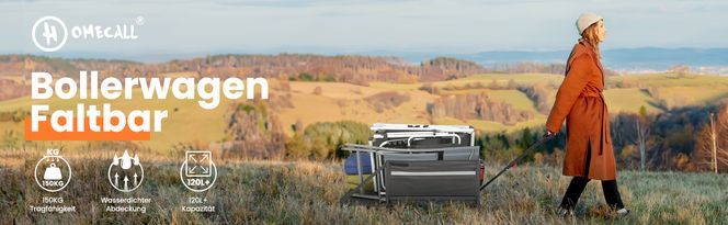 HOMECALL Faltbar Handwagen | Transportwagen丨Campingwagen