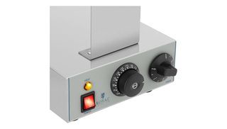 Komfortable Bedienung mit Temperaturregler und Timer