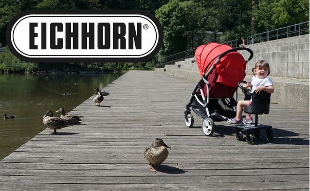 Eichhorn Cozy C Rider Geschwistersitz für Kinderwagen und Buggys